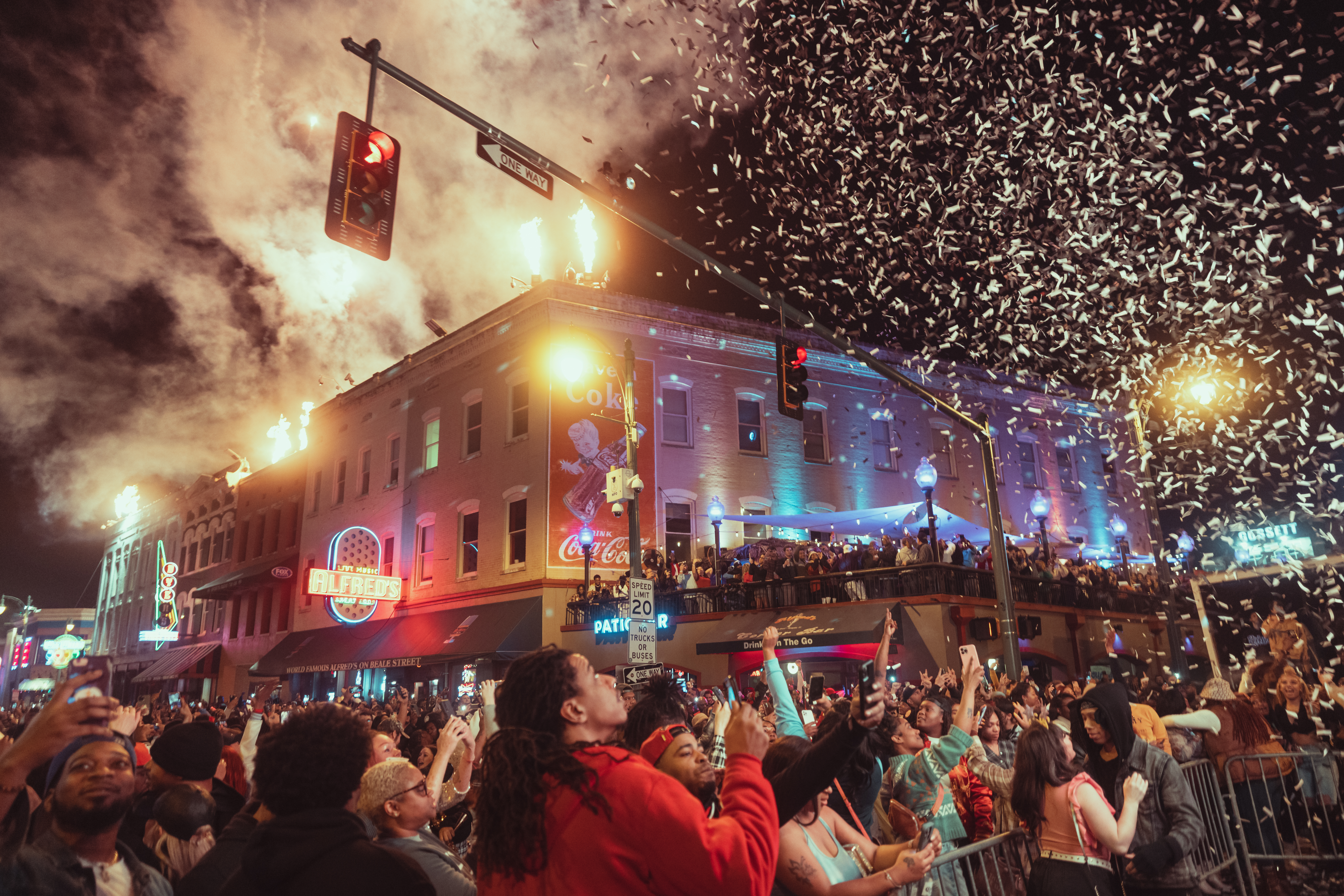 new years eve celebration on beale