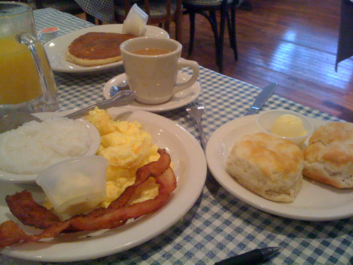 Blue Plate Cafe breakfast, Memphis, Tenn. Blue Plate Cafe breakfast, Memphis, Tenn.