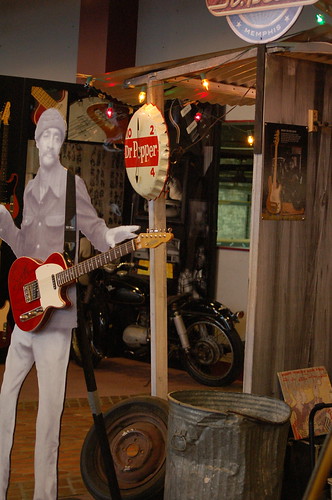 St. Blues Guitar Workshop Even the cardboard cutouts can play at St. Blues Guitar Workshop