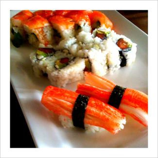 Sushi from Rain, Cordova, Tenn. Sushi from Rain, Cordova, Tenn.