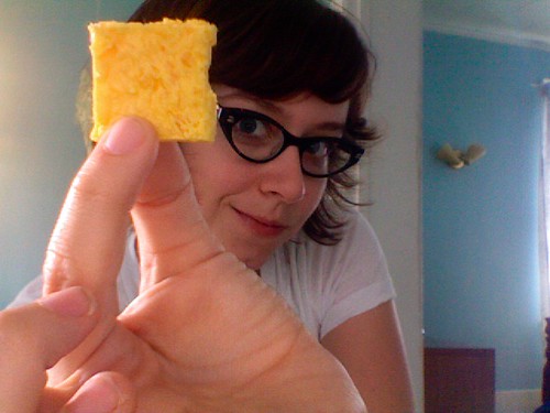 Ice cube close-up Ice cube close-up