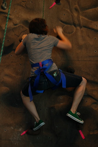 Me vs. the wall at the Bridges Center Me vs. the wall at the Bridges Center