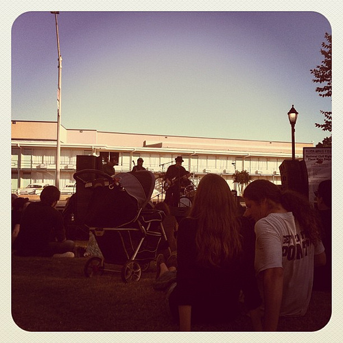 Jack Oblivian playing on South Main, Memphis, Tenn. Jack Oblivian playing on South Main, Memphis, Tenn.