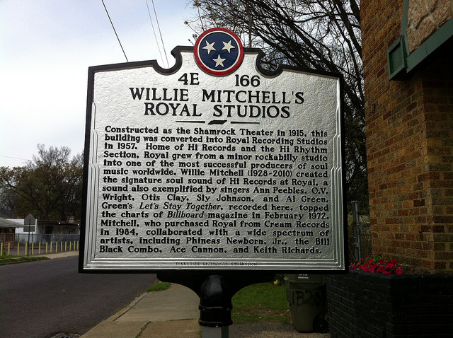 Royal Recording historical marker, Memphis, Tenn. Royal Recording historical marker, Memphis, Tenn.