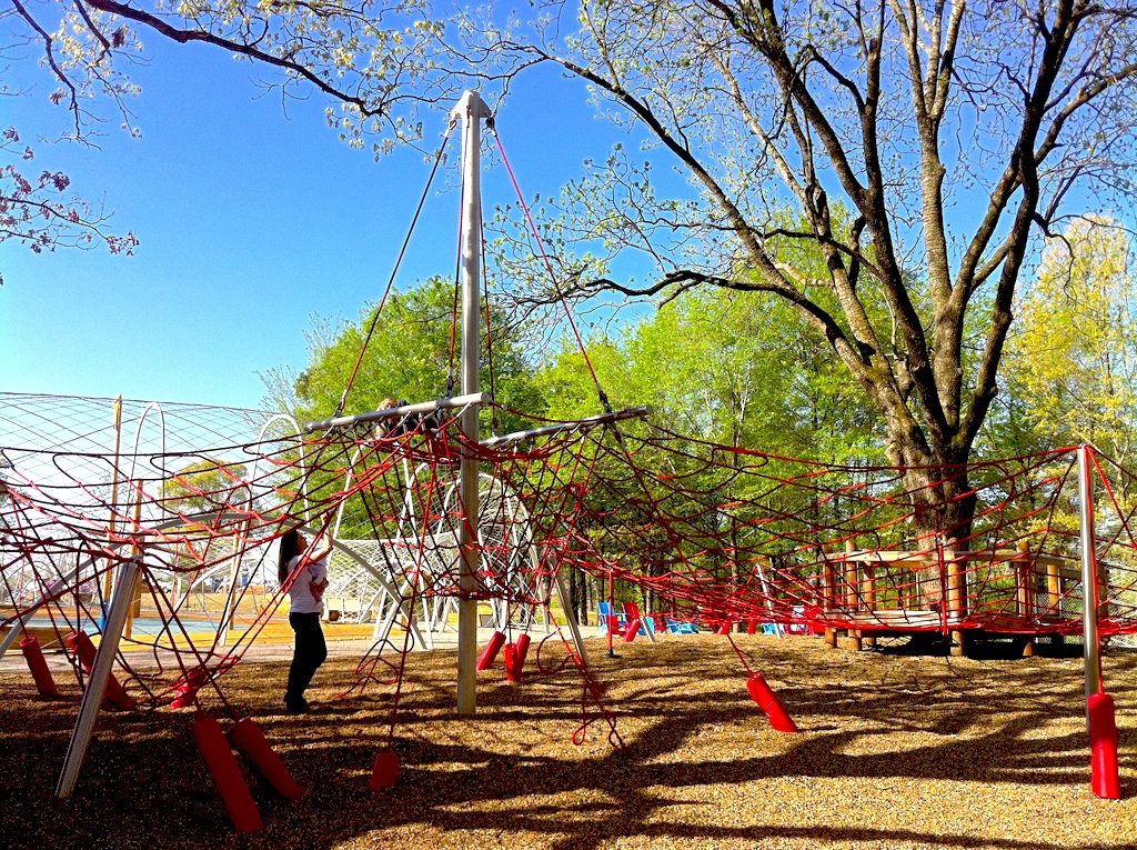 Woodland Playground Shelby Farms Ropes