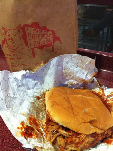 Airport barbecue from Memphis International Airport, Memphis, Tenn. Airport barbecue from Memphis International Airport, Memphis, Tenn.