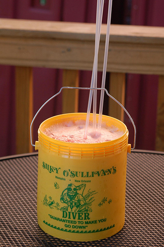 Diver Bucket, Silky O'Sullivan's, Memphis, Tenn. Diver Bucket, Silky O'Sullivan's, Memphis, Tenn.