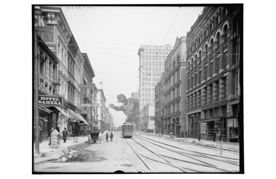 Memphis monster by Matthew Buchholz on Etsy