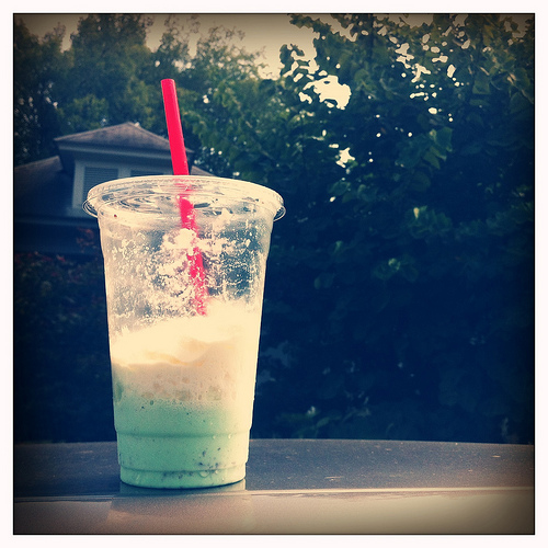 Mint chocolate shake, Cafe Eclectic, Memphis, Tenn. Mint chocolate shake, Cafe Eclectic, Memphis, Tenn.