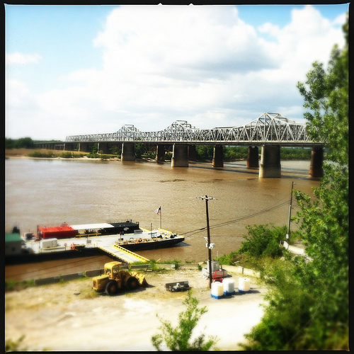 The port and the bridges, Memphis, Tenn. The port and the bridges, Memphis, Tenn.