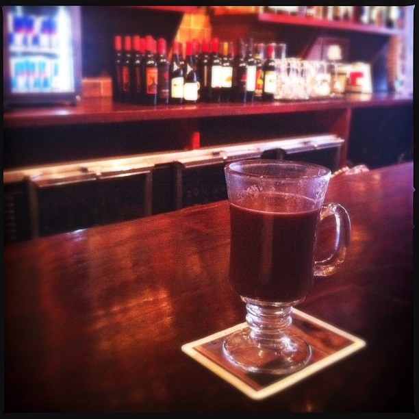 Spiked Hot Chocolate, South of Beale, Memphis, Tenn. Spiked Hot Chocolate, South of Beale, Memphis, Tenn.