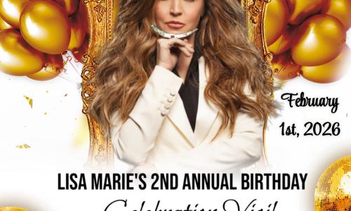 Lisa Marie celebration vigil graphic