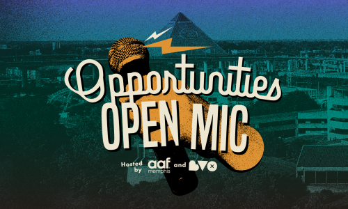 opportunities open mic event graphic