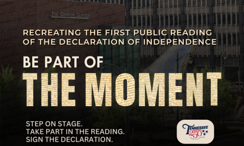 Recreating the first public reading of the Declaration of Independence