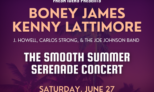 Boney James and Kenny Lattimore at the Cannon Center