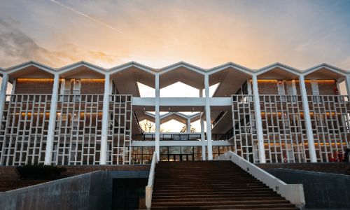 exterior of metal museum new location