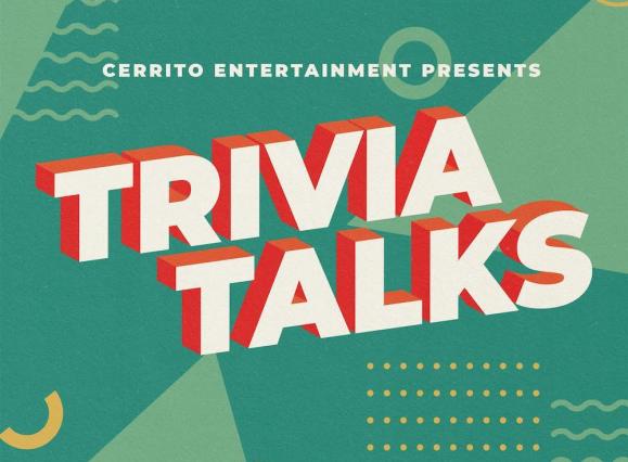 Graphic that says "Trivia Talks"