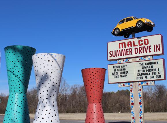 Malco Summer Drive In Sign