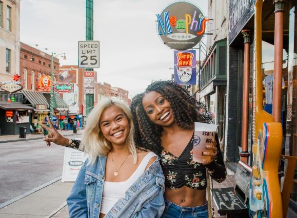 two girls on beale street
