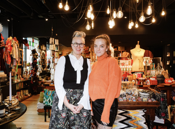 photo of paradox shop owners