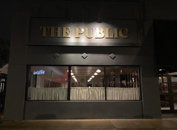 exterior of the public bistro restaurant