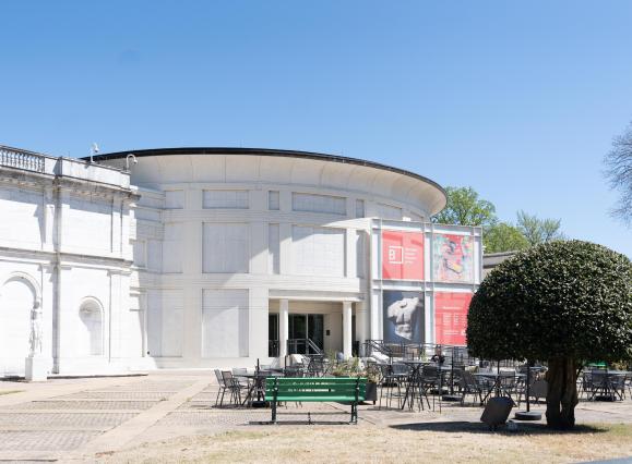 exterior of brooks museum of art