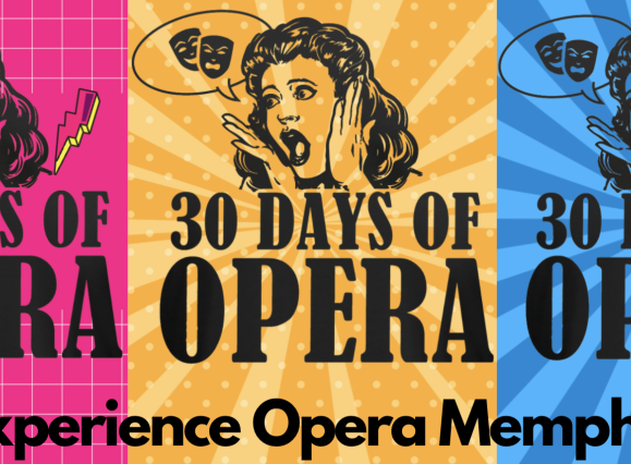 30 days of opera event graphic