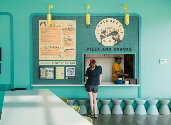 little bettie food stand in wiseacre brewery