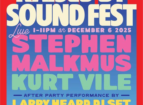 Music festival lineup poster