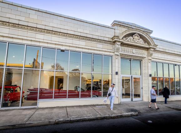 Outisde shot of Edge Motor Museum