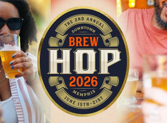 2026 Downtown Brew Hop event graphic