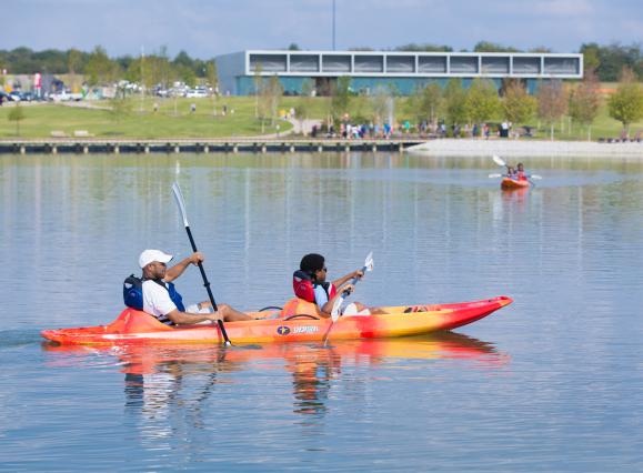 Kayaking at Shelby Farms Memphis