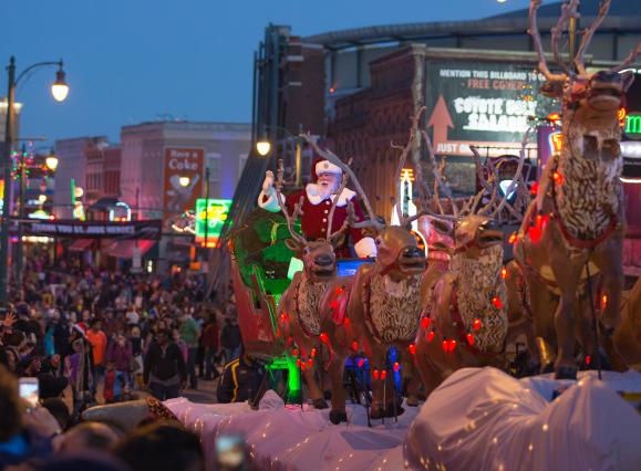 Santa on Beale Street