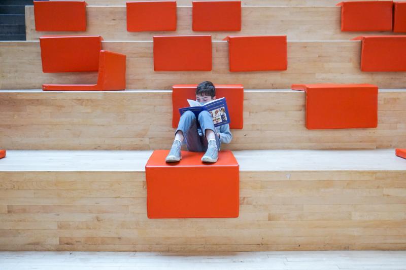 Kid at Crosstown Stairs