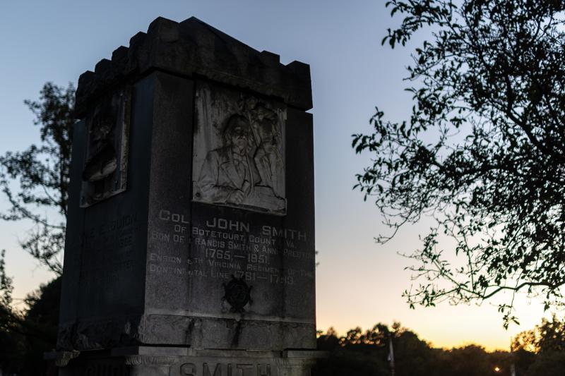 monument at cemetery
