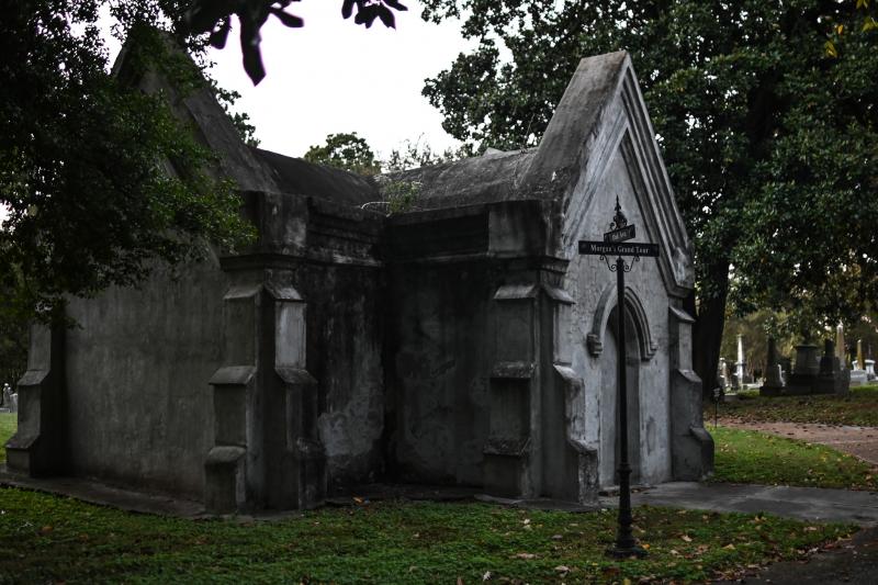 mausoleum at cemetery