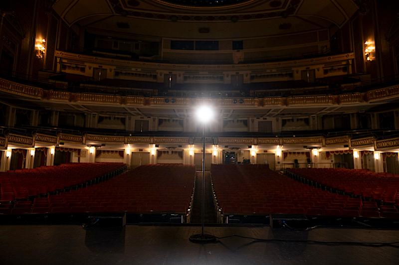 Orpheum View From Stage Dark