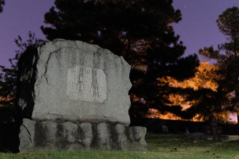 monument at cemetery