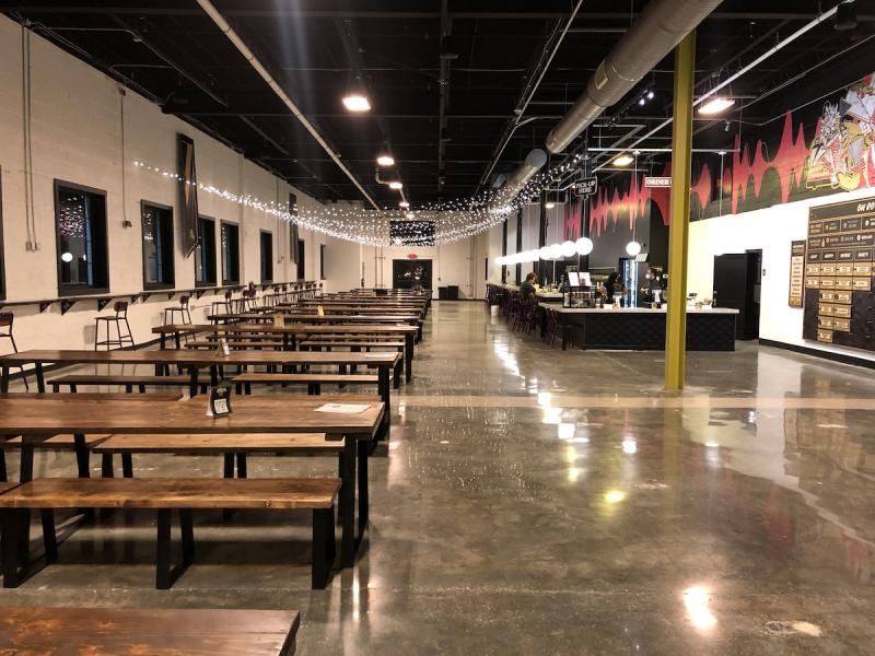 inside soul and spirits brewery