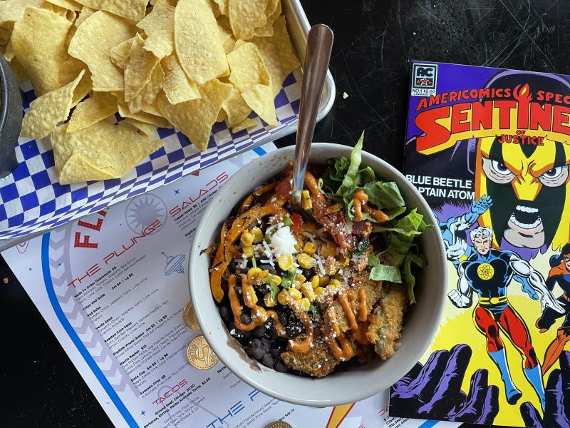 rice bowl chips comic book at Flip Side