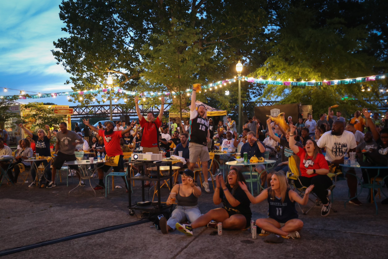 grizzlies watch party at fourth bluff