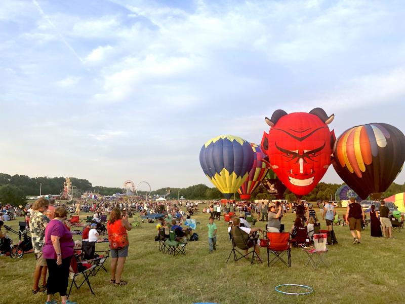 hot air balloon jamboree festival
