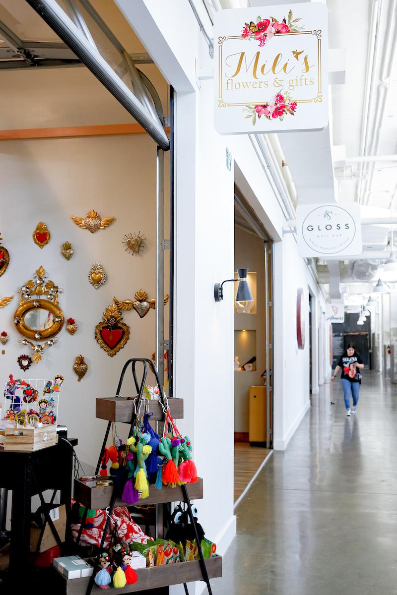 shop storefront inside Crosstown Concourse