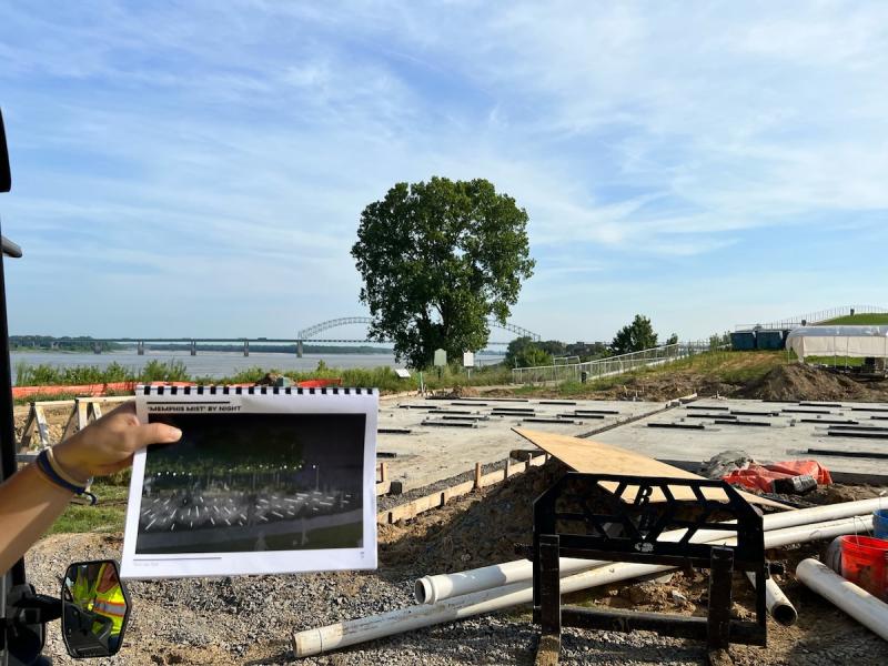 tom lee park construction 7 memphis mist plaza