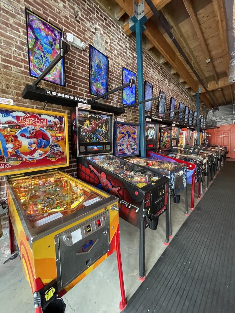 pinball machines