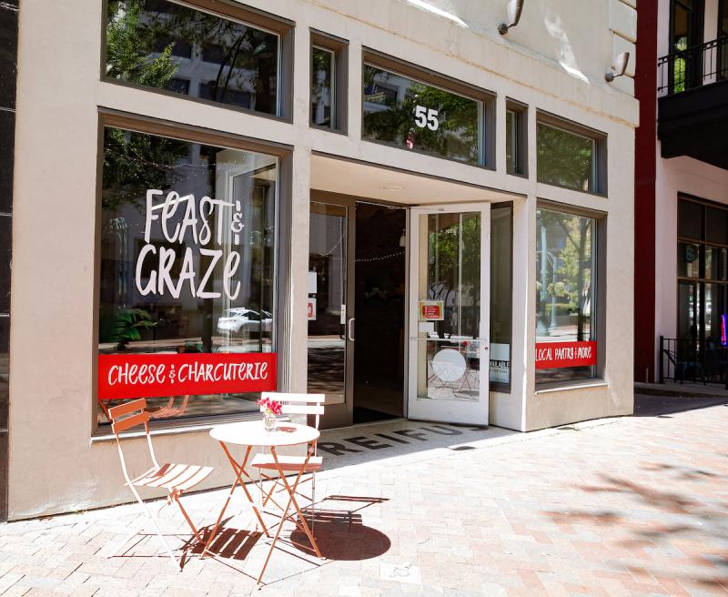 exterior of cafe on main street