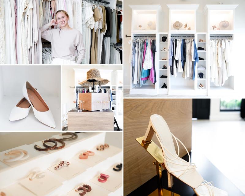 collage of shop interior/items