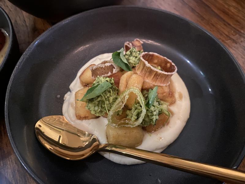 Gnocchi dish at The Lobbyist