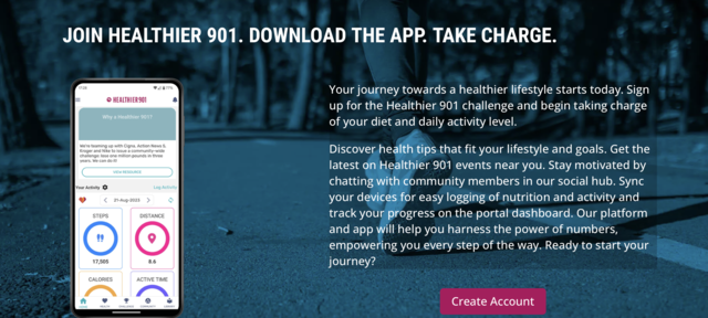 Healthier 901 app info