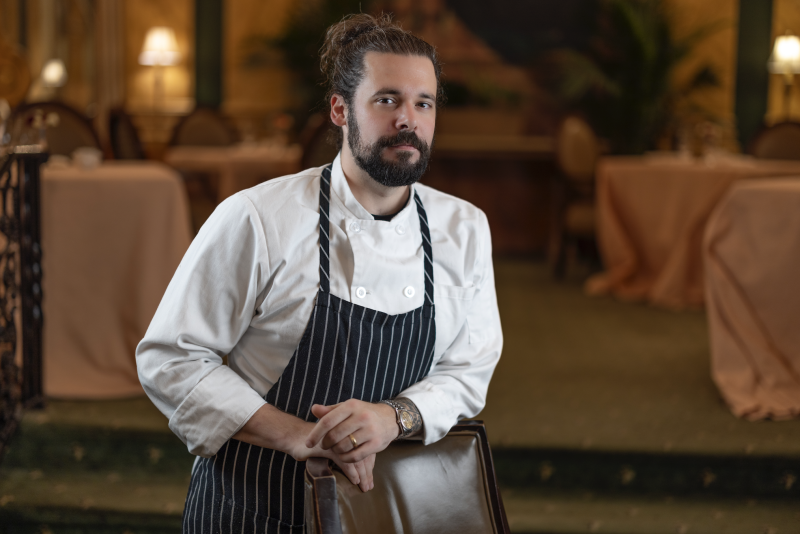 portrait photo of new chef Keith Clinton